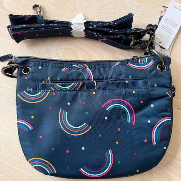 Lug Swivel Convertible Crossbody - Rainbow Navy - Picture 2 of 5